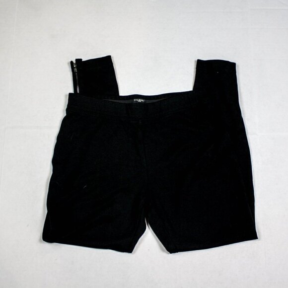 Talbots Petites Black Stretch Pants Zip An… - Picture 3 of 6